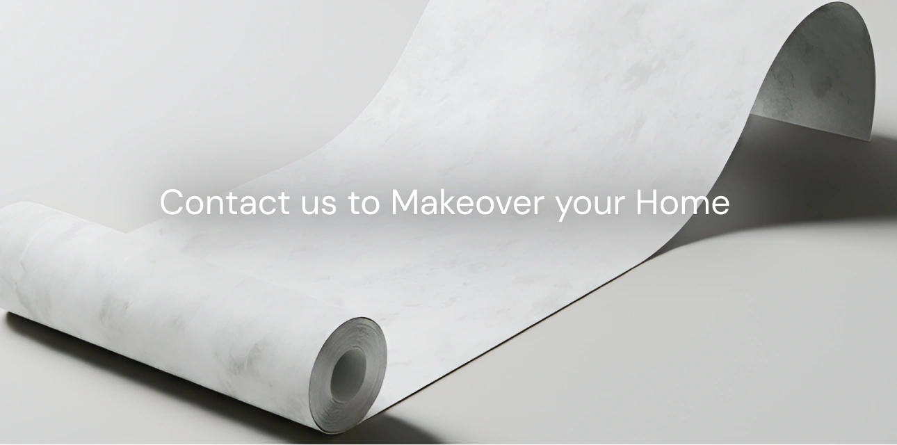 Perfect installation cabinate with marble sticker