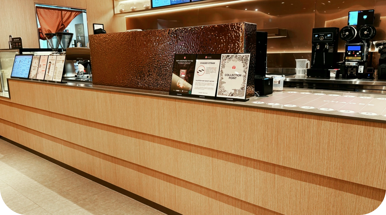 Cashier Area of Installation