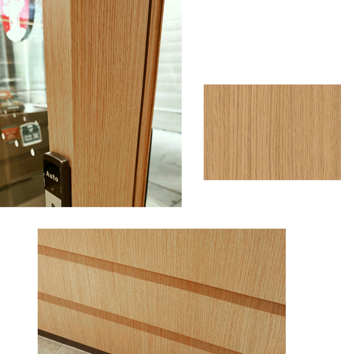 Detail installation of chagee tea laminate sticker