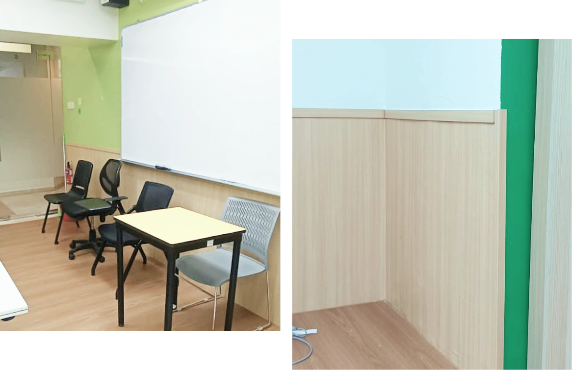 Other side of wall installation