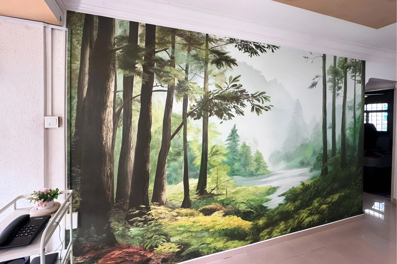 Perfect wallpaper installation by honpo