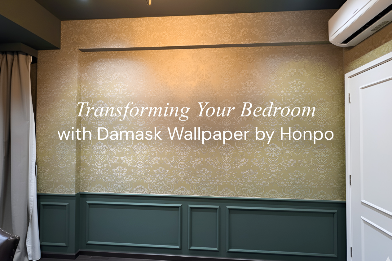 Transforming a damask wallpaper