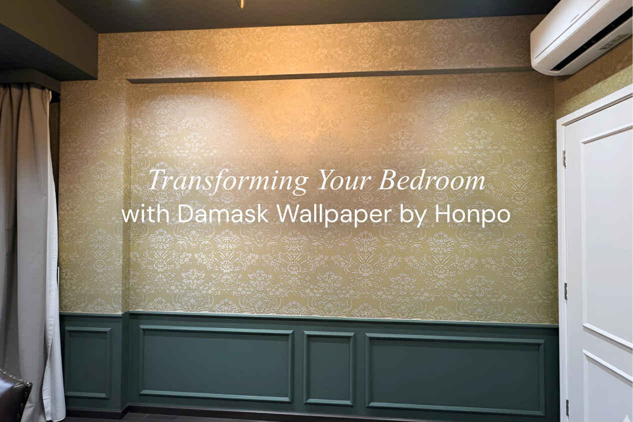 Transforming a damask wallpaper