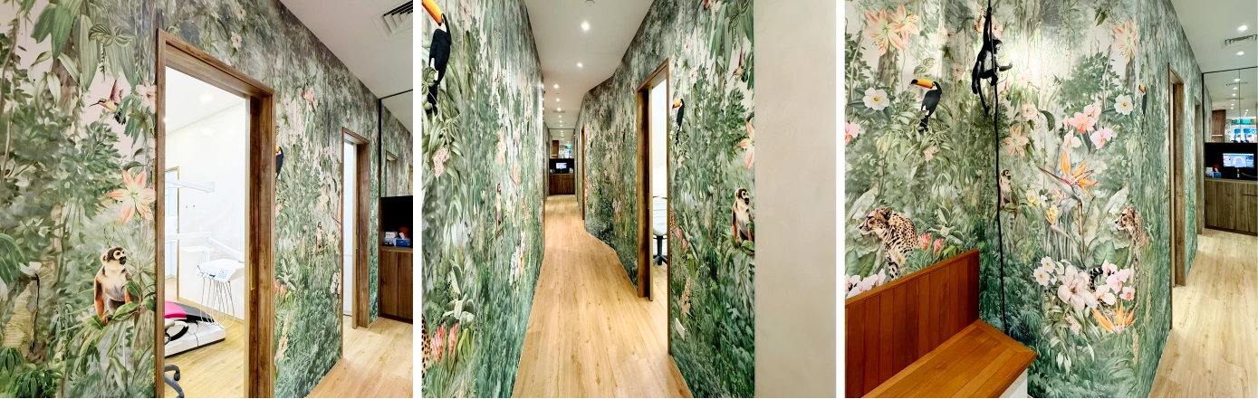 Hallway transformation after look