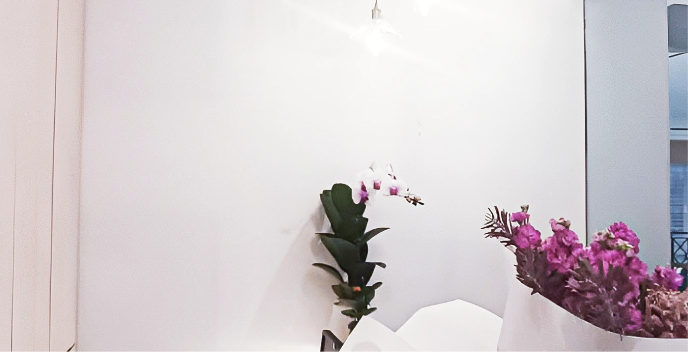 Reception before makeover