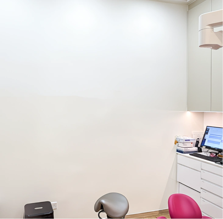 Treatment room before