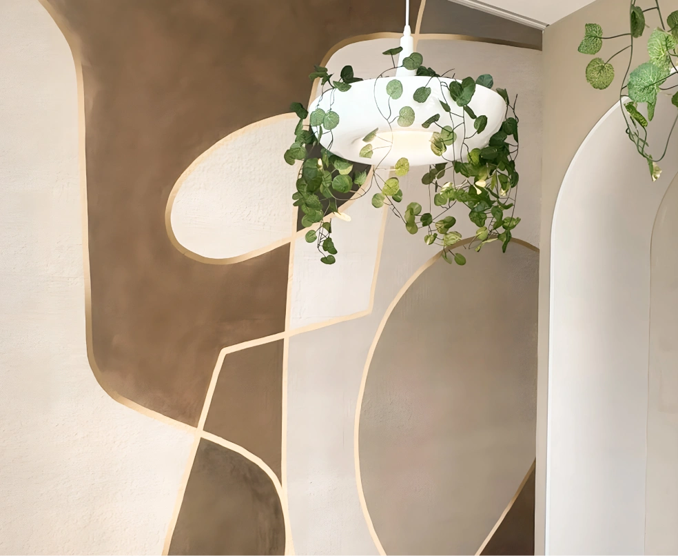 Stunning wall installation office