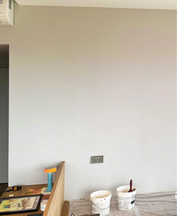 Before installation wall
