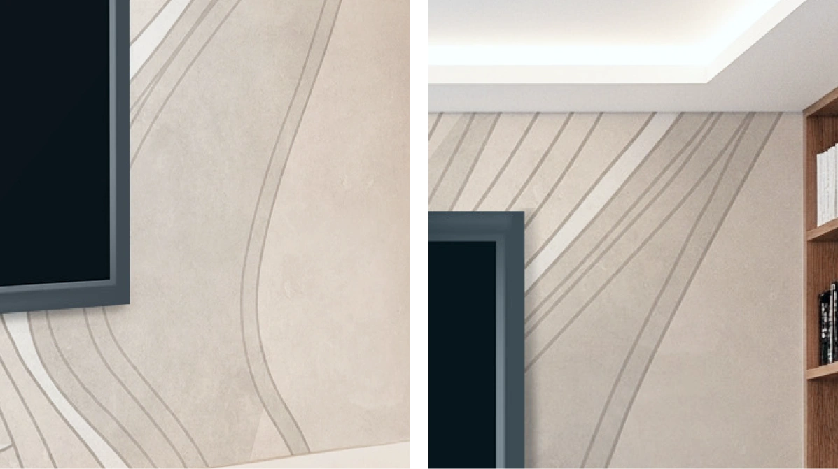 Stunning result of wallpaper installation