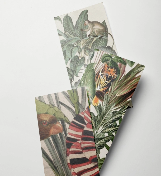 Variety Design of Wallpaper Botanical