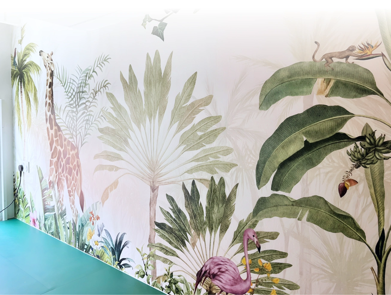 Tropical Animal Wall kids