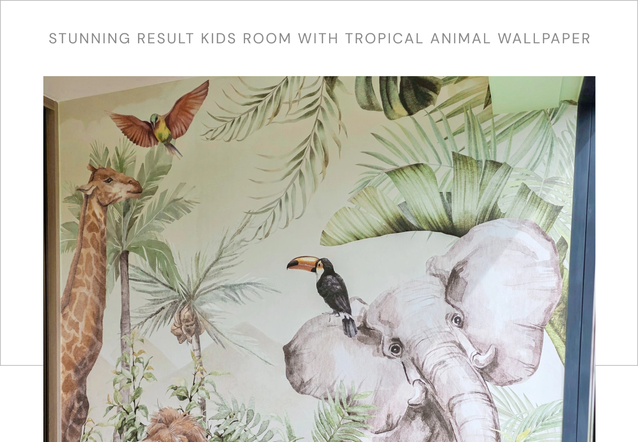 After installation wallpaper