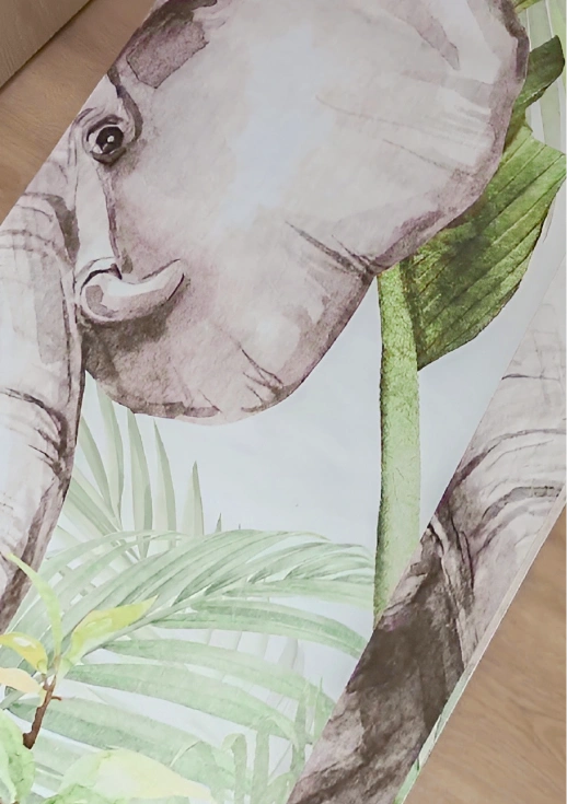Elephant detail wallpaper