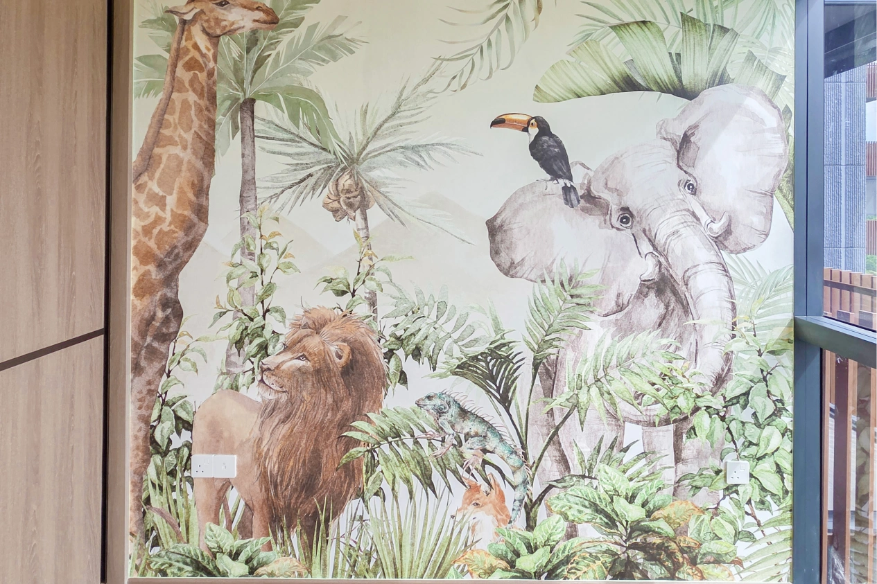 Look stunning installation wallpaper