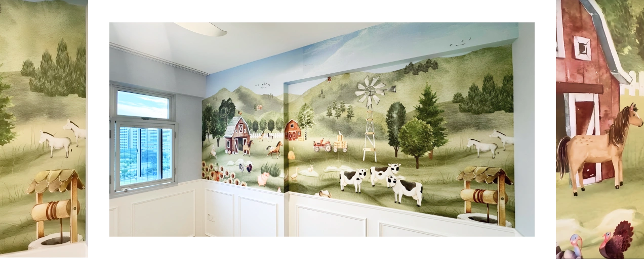 After installation farm joy wallpaper