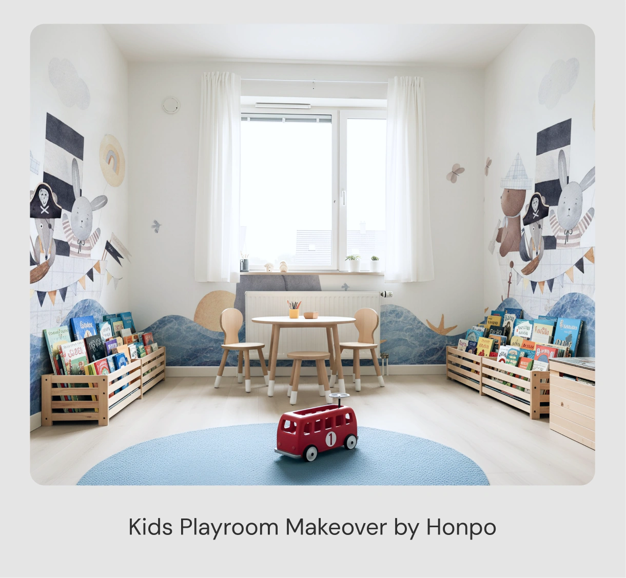 Kids playroom makeover by Honpo