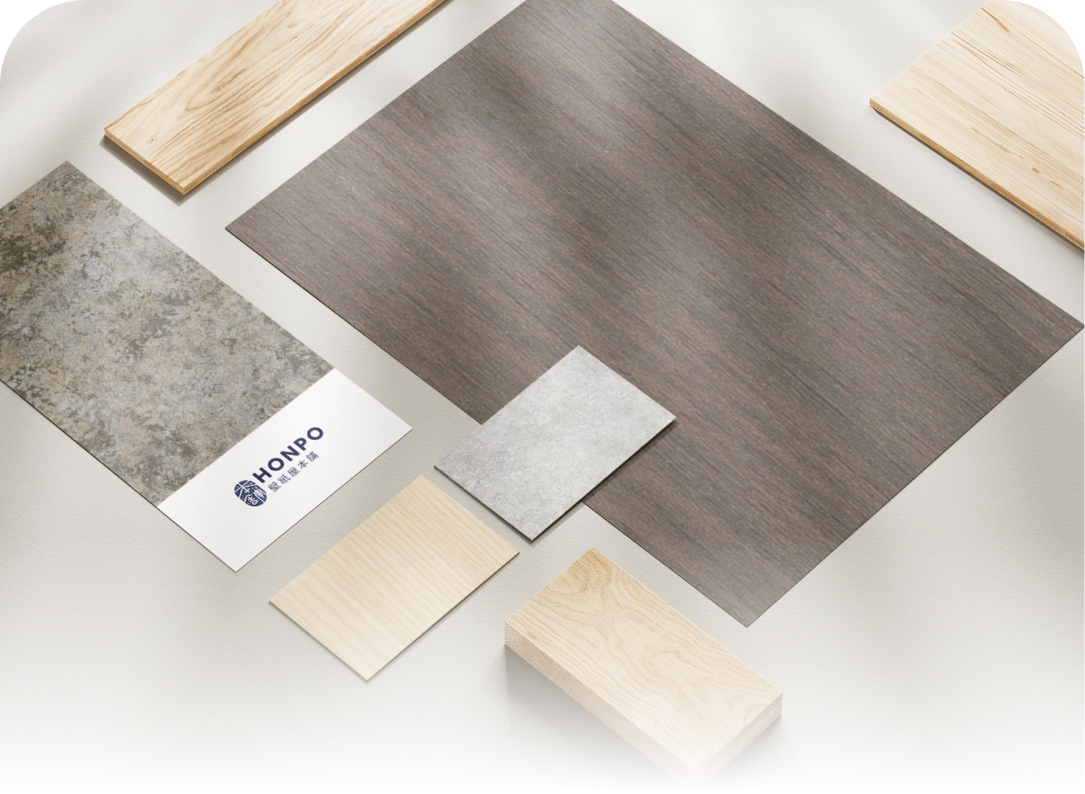 Variety Design of Concrete and Wood Series