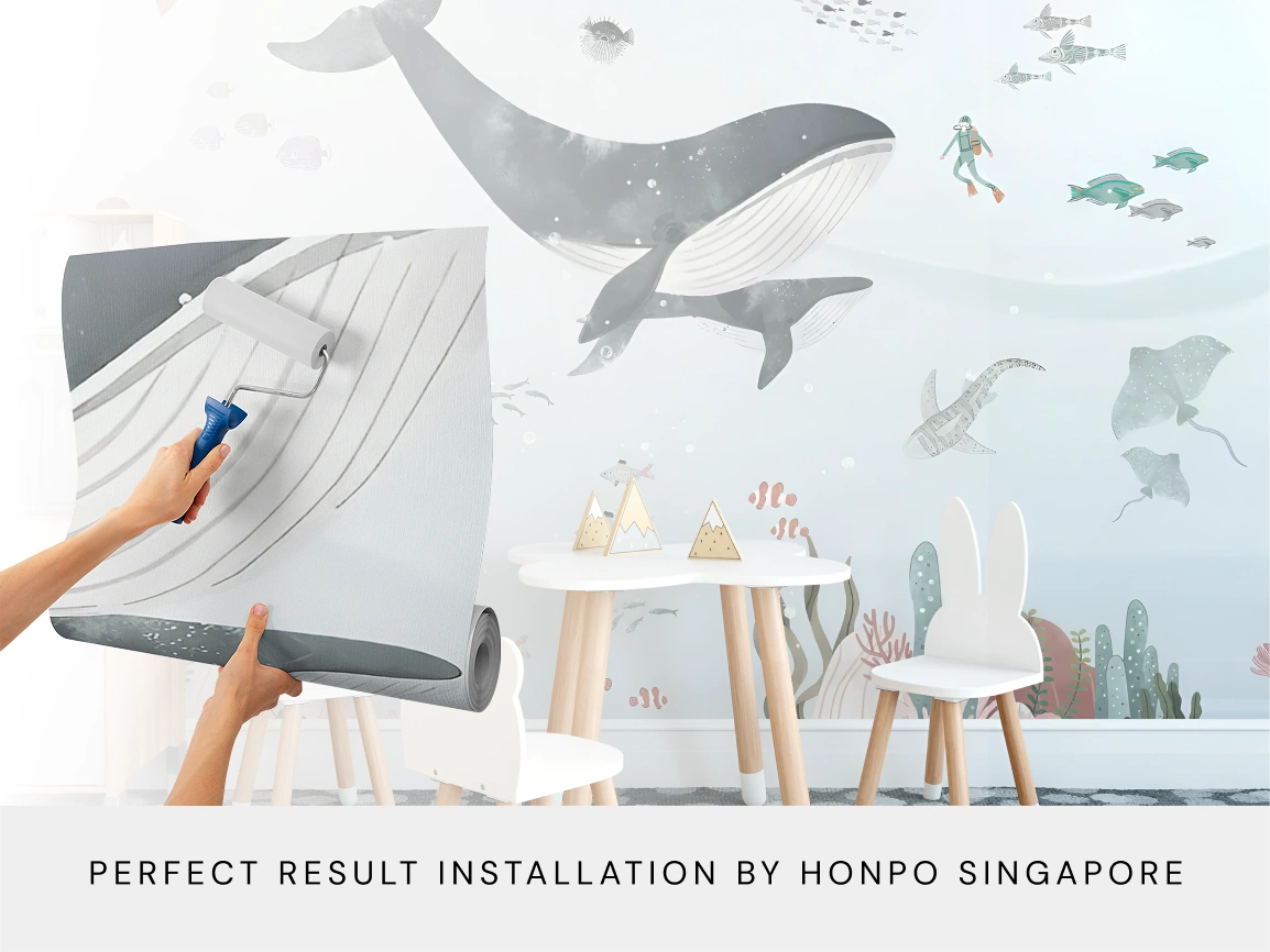 Perfect result installation of honpo wallpaper