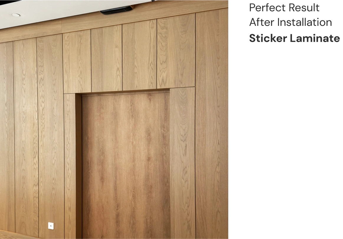 Perfect and precision wall installation