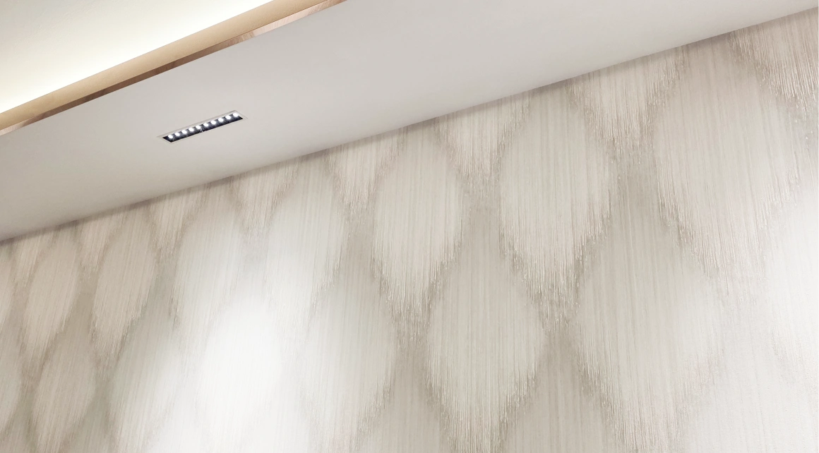 Wallpaper look perfect with honpo intallation