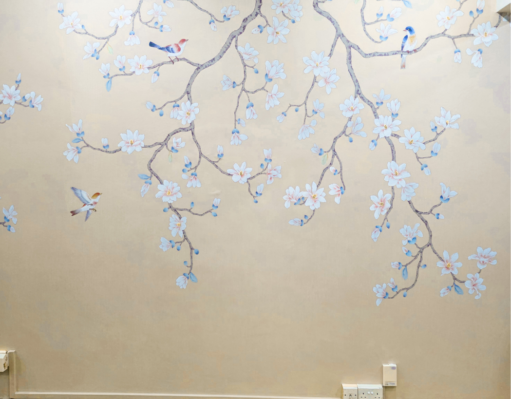 After installation wallpaper