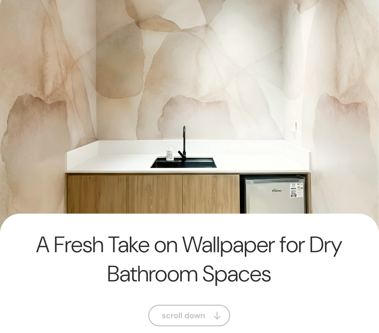 A fresh take on dry bathroom