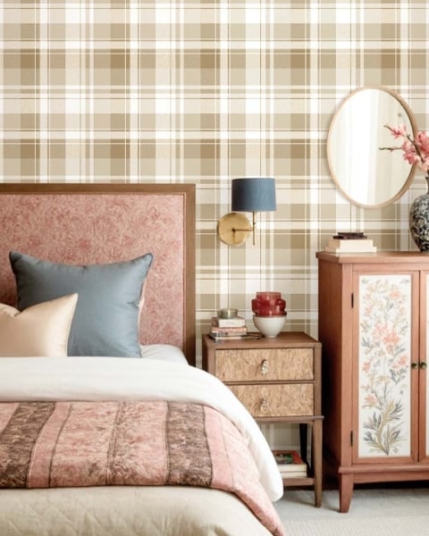 Parato | Blooming Garden | Tartan I