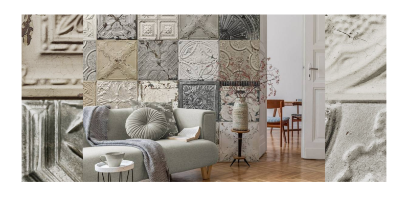 Buy online wallpaper in Singapore - Brick tiles design