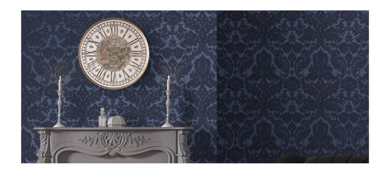 Damask patterns come in various colors, so you can choose a different color scheme to match your room's decor.