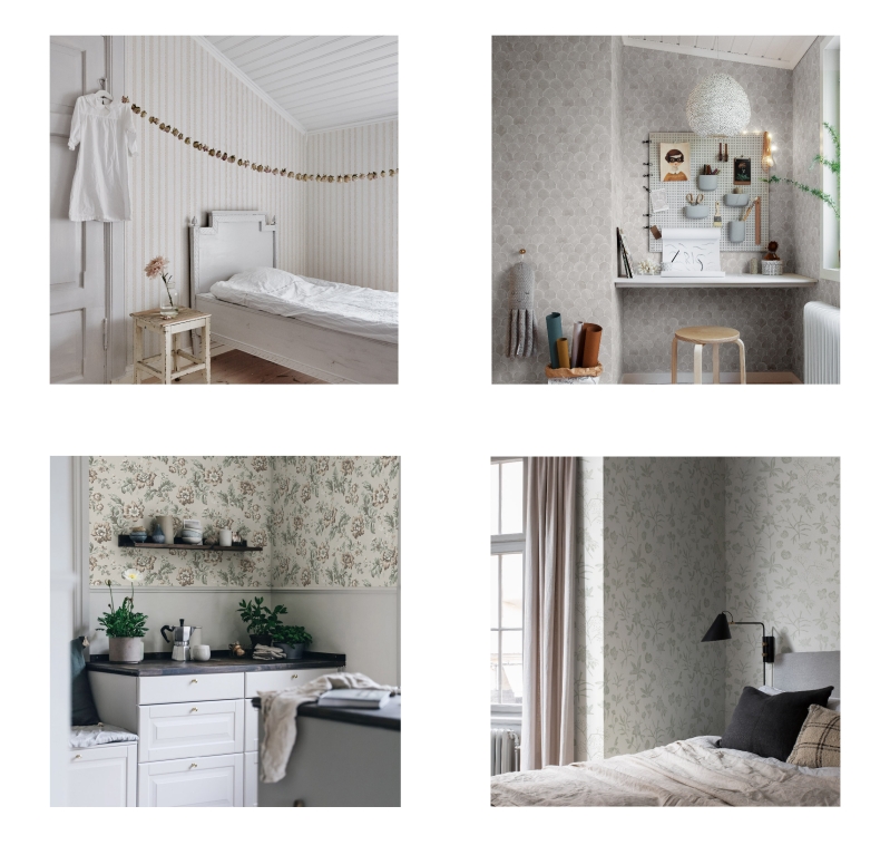 scandinavian wallpaper design collection by HONPO wallcovering Singapore