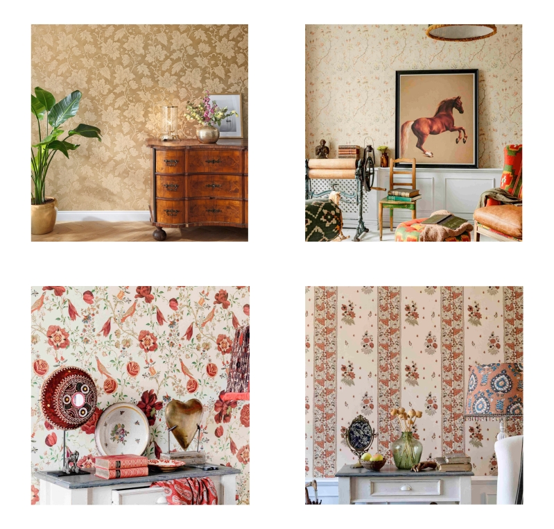 Wallcovering Collection - European Vintage Themed by HONPO Wallpaper Singapore