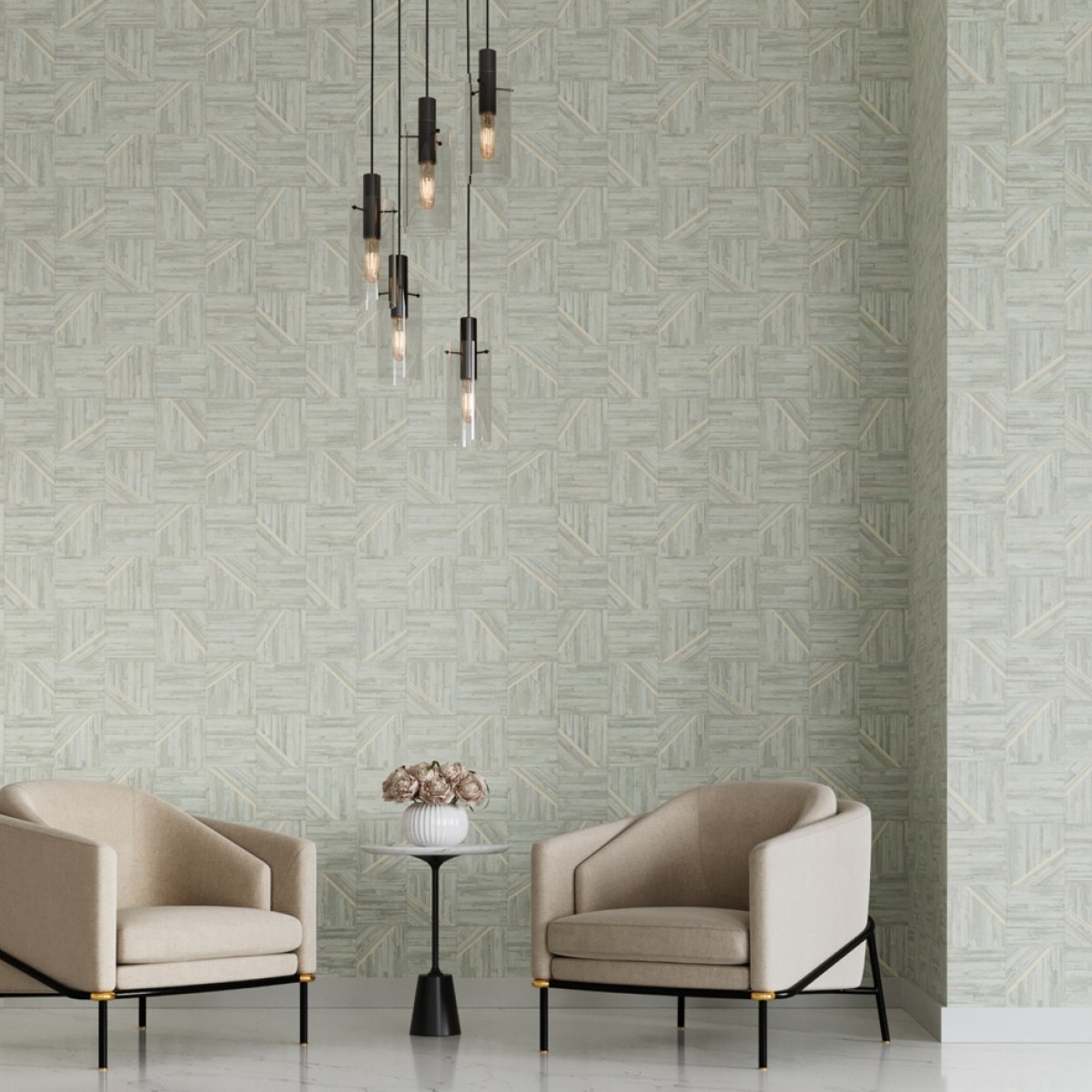 Phillip Jeffries | Vinyl Ashford Mosaic II Phillip Jeffries | Vinyl Ashford Mosaic II