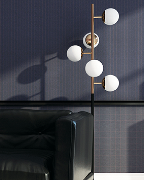 Phillip Jeffries | Vinyl Savile Suiting Pinstripe I