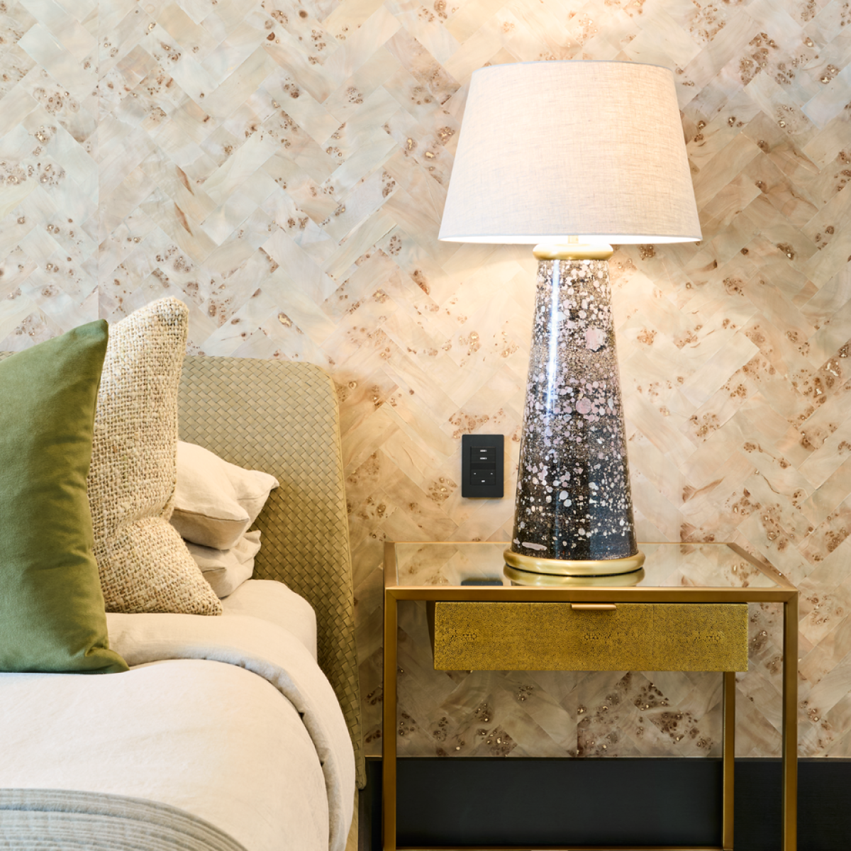 Phillip Jeffries | Burled Chevron I Phillip Jeffries | Burled Chevron I