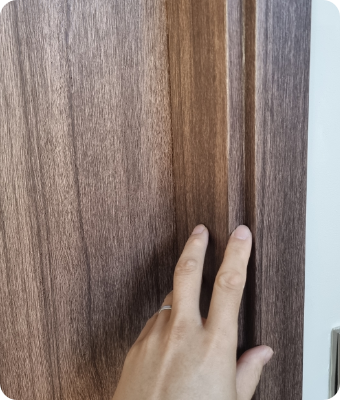 A smooth, bubble-free surface