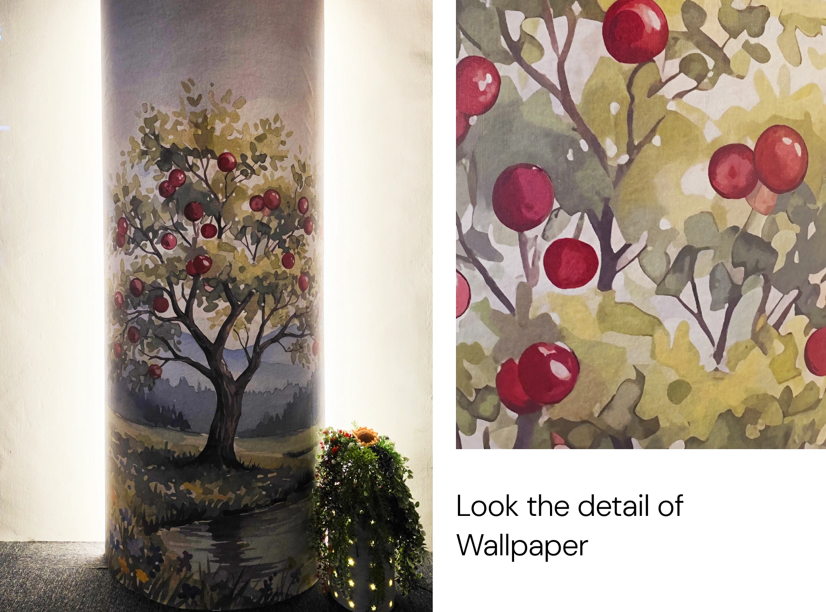 Look the detail wallpaper custom