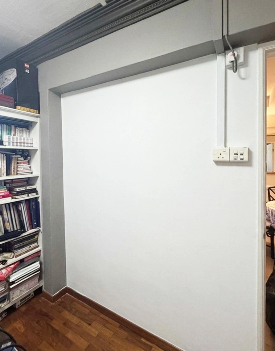 Before installation wall