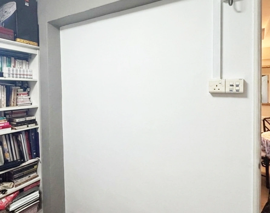 Before installation wall