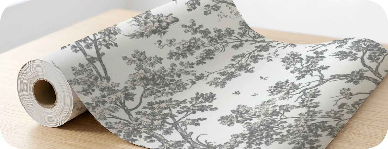 Roll wallpaper