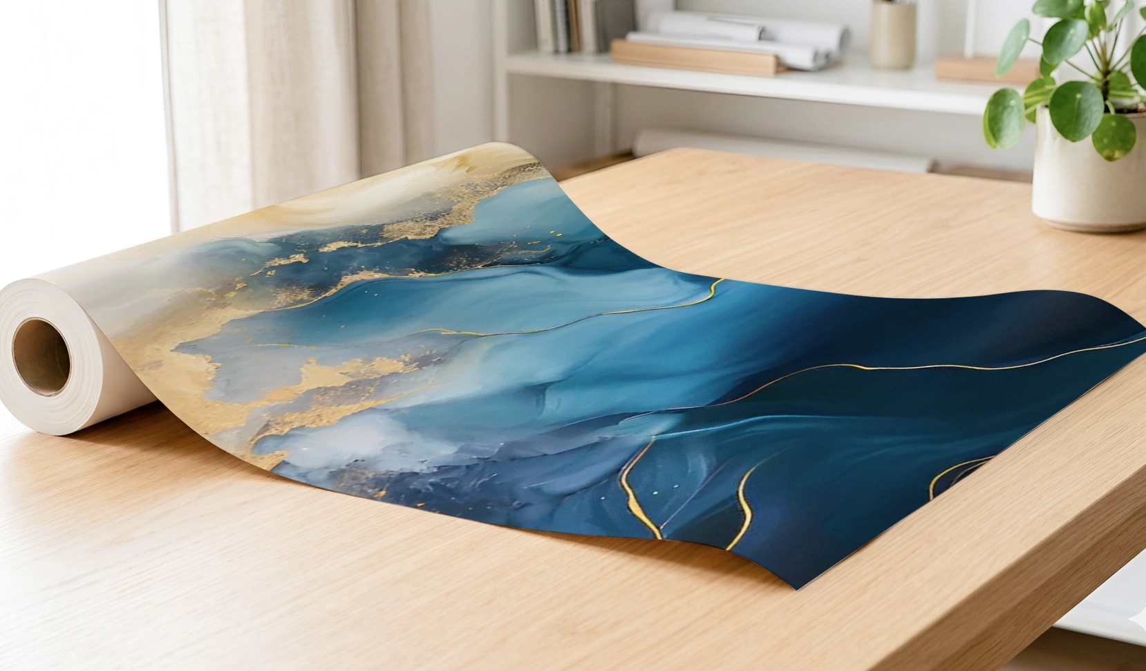 Roll wallpaper detail