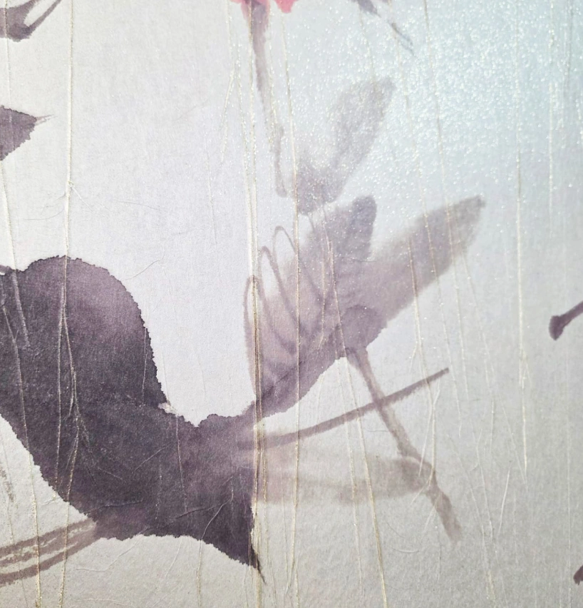 The detail of wallpaper