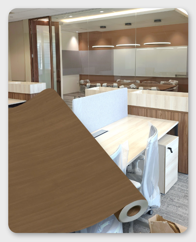 Warm office transformation with MW136