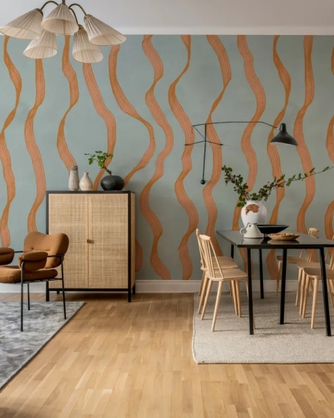 Ribbon Stripe | Blue