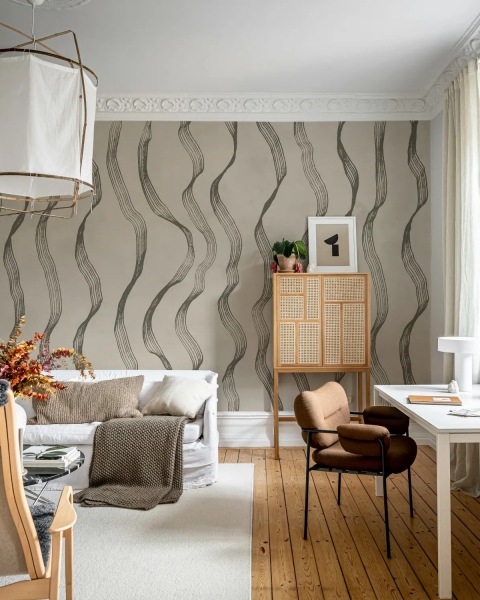 Ribbon Stripe | Gray