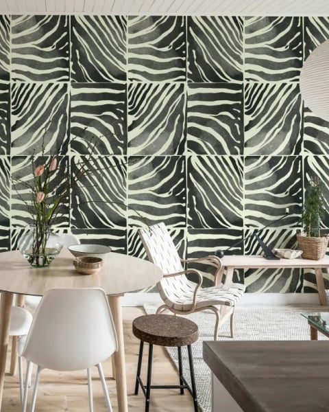 Savanna Stripe | Black & White