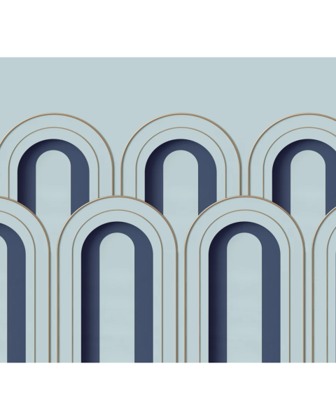 Arch Deco, Blue