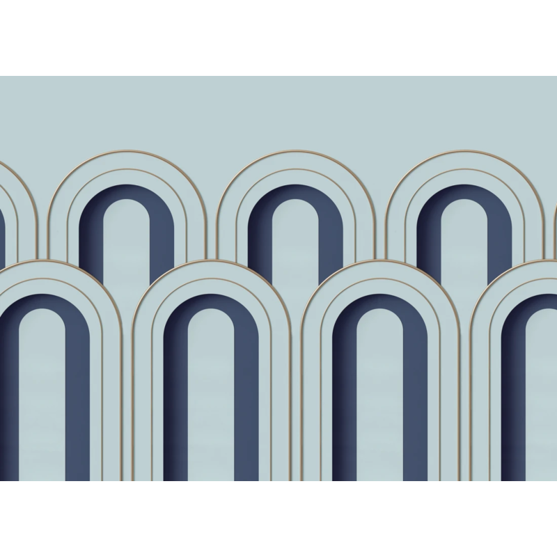 Arch Deco, Blue