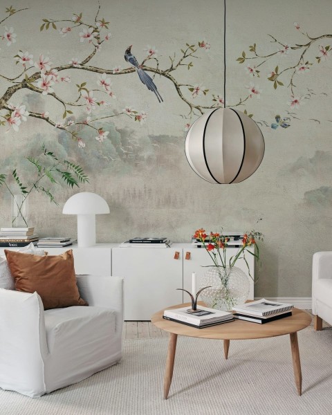 Bird Tree, Pastel