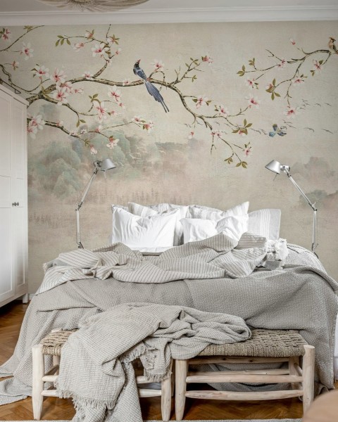 Bird Tree, Pastel