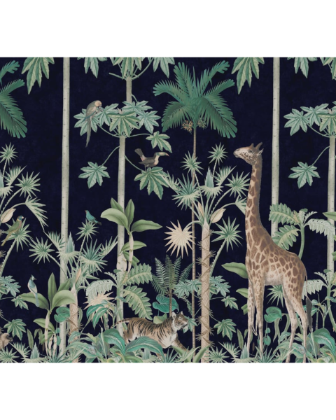 Giraffe's Stroll, Nightfall